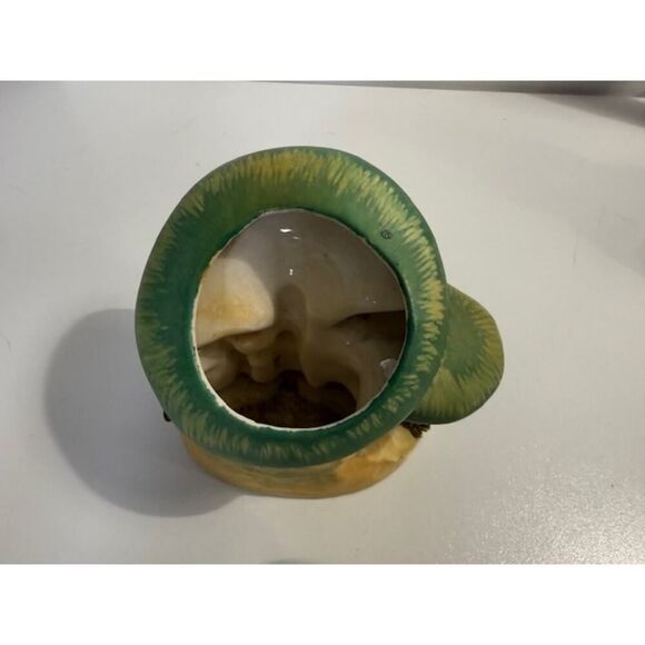 Pixie Elf Sitting Under a Mushroom in a Mushroom Garden Planter - Picture 7 of 7